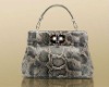 snakeskin leather handbag fashion 2011