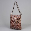 snakeskin pattern fashion bag handbag