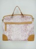 snakeskin portable inclined cross female bag