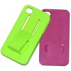 snap on hard case with holder for iphone 4S