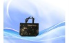 snoopy non-woven shopping bags with black handle