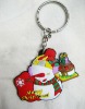 snowman key chain,Father Christmas keychain,xmas gift
