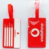 soft PVC rubber luggage tag