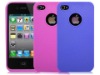 soft TPU cover case for iphone 4/4S,leather skin veins design