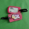 soft pvc classic luggage tag