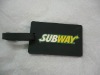 soft pvc luggage tag