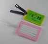 soft pvc luggage tag