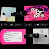 soft pvc luggage tag