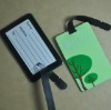 soft pvc luggage tag and label