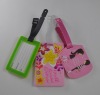 soft pvc luggage tag for souvenirs