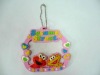 soft pvc luggage tag, mixed color cartoon travel tag