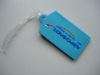 soft pvc luggage tag with customer's logo