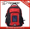 solar chargeable backpack with custom logo