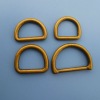 solid brass d ring for belt/bag