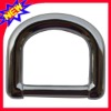 solid d-ring  metal bag buckle