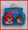 souvenir metal clip printed pvc coin purse