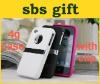 special design plastic case with holder for iphone 4g