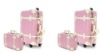 spicy cute pink 20 inch sweet retro pu suitcase/travel bag/draw-bar frame/boarding bag for girls/womens fashion hot!!!