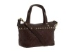 sports handbag with reflecting pu / pvc leather