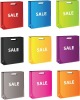 square shape bottom paper bags with handle