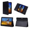 stand fold leather case for galaxy tab 10.1 p7500/p7510