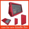 stand&folio PU leather case for kindle fire