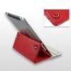 standing bag  leather case for ipad1 & 2