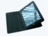 standing leather case for IPAD2 with 3 channels