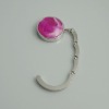 stone foldable bag hanger in pink color