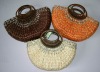 straw bag,corn husk product,beach bag,summer bag.