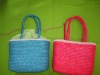 straw picnic bag