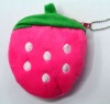 strawberry shape pouch carry bag