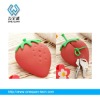 strawberry silicone key bag/wallet