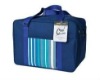 stripe design carry cooler bag