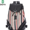 stripe printing hiking backpack bag