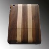 stripe wooden case for ipad 2