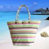 striped beach bag for hot summer