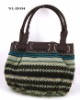 striped jersey tote bag