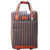 striped travel Luggage case