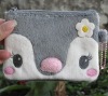 stuffed plush animal coin purse