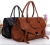 stylish bundle long strap PU handbag 2012
