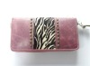 stylish ladies' leather purse.leather wallet