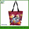 sublimation printed canvas bag as shoulder bag