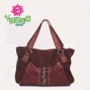 suede leather fashion handbag