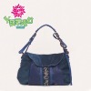 suede leather fashion handbag