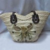 summer straw beach bag