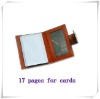 supply 2011 popular design leather card case and business card case