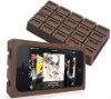sweety chocolate solf durable silicone case for Apple iPhone 4g