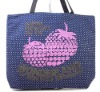 sweety strawberry canvas shoulder bag