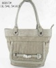 tall front pocket tote hand bag